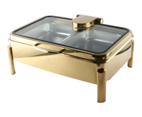 REY Hidraulic Chafing Dish 9L Gold VCF021-G